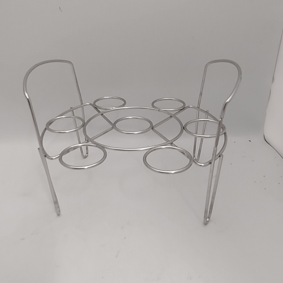 Instant Pot Silver Stainless Steel Egg Rack 6"H x 7"W x 8"L - Picture 2 of 4